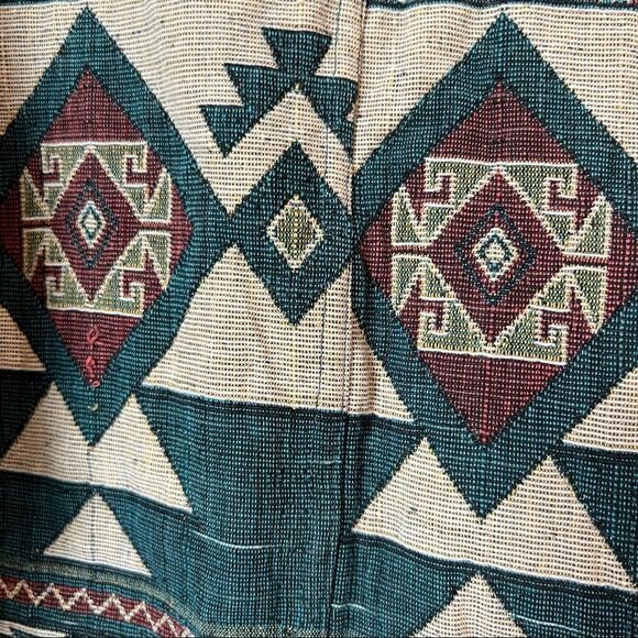 Vintage Flashback Southwestern Tapestry Bolero Jacket - Picture 4 of 9